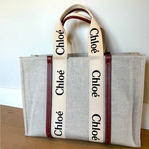 Chloe Woody Large Tote